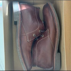 Lucky Brand Mason Chocolate Leather Shoes